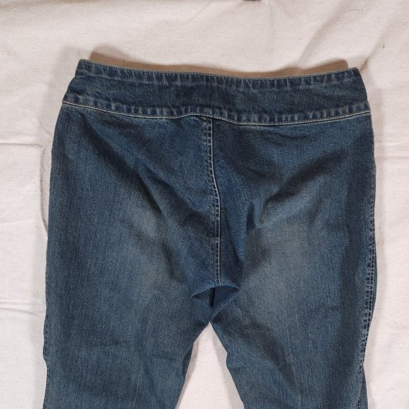 Silver Blue Jeans Womens Sz 30/32 Double Button Flare Denim Pants Canada - Picture 14 of 16